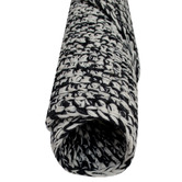 Boulevarde Rugs Black Orbit Hand-Woven Indoor/Outdoor Round Rug