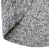 Boulevarde Rugs Grey Orbit Hand-Woven Indoor/Outdoor Round Rug