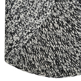 Boulevarde Rugs Ivory &amp; Black Jadon Indoor/Outdoor Round Rug