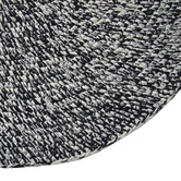Boulevarde Rugs Ivory &amp; Black Jadon Indoor/Outdoor Round Rug