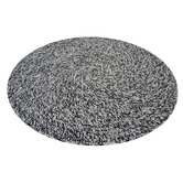 Boulevarde Rugs Ivory &amp; Black Jadon Indoor/Outdoor Round Rug