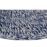 Boulevarde Rugs Ivory &amp; Navy Jadon Indoor/Outdoor Round Rug