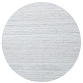 Boulevarde Rugs Silver Sedric Hand-Woven Indoor/Outdoor Round Rug
