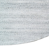 Boulevarde Rugs Silver Sedric Hand-Woven Indoor/Outdoor Round Rug