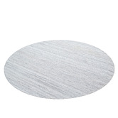 Boulevarde Rugs Silver Sedric Hand-Woven Indoor/Outdoor Round Rug