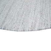 Boulevarde Rugs Silver Sedric Hand-Woven Indoor/Outdoor Round Rug