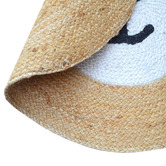 Boulevarde Rugs Ted Kids' Hand-Woven Jute Round Rug