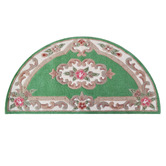 Boulevarde Rugs Green Lativa Hand-Tufted Wool Half-Round Rug