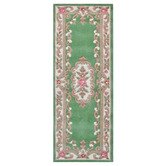 Boulevarde Rugs Green Lativa Hand-Tufted Wool Runner