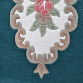 Boulevarde Rugs Turquoise Lativa Hand-Tufted Wool Rug