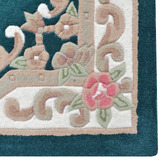 Boulevarde Rugs Turquoise Lativa Hand-Tufted Wool Rug