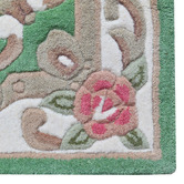 Boulevarde Rugs Green Lativa Hand-Tufted Wool Runner