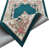 Boulevarde Rugs Turquoise Lativa Hand-Tufted Wool Rug