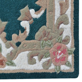 Boulevarde Rugs Turquoise Lativa Hand-Tufted Wool Rug