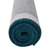 Boulevarde Rugs Turquoise Lativa Hand-Tufted Wool Half-Round Rug
