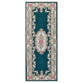 Boulevarde Rugs Turquoise Lativa Hand-Tufted Wool Runner