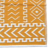 Boulevarde Rugs Yellow Fergus Reversible Outdoor Floor Mat