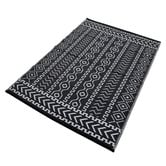Boulevarde Rugs Black Fergus Reversible Outdoor Floor Mat
