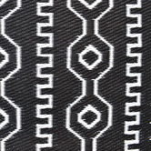 Boulevarde Rugs Black Fergus Reversible Outdoor Floor Mat