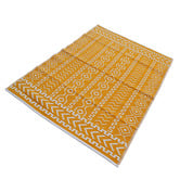 Boulevarde Rugs Yellow Fergus Reversible Outdoor Floor Mat