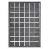 Boulevarde Rugs Box Grid Chestal Hand-Tufted Wool Rug