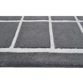 Boulevarde Rugs Box Grid Chestal Hand-Tufted Wool Rug