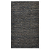 Boulevarde Rugs Black Chevron Mae Hand-Woven Wool &amp; Jute Rug