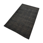 Boulevarde Rugs Black Chevron Mae Hand-Woven Wool &amp; Jute Rug