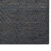 Boulevarde Rugs Black Chevron Mae Hand-Woven Wool &amp; Jute Rug