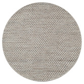 Boulevarde Rugs Beige Garry Hand-Woven Wool Round Rug