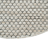 Boulevarde Rugs Beige Garry Hand-Woven Wool Round Rug