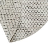Boulevarde Rugs Beige Garry Hand-Woven Wool Round Rug