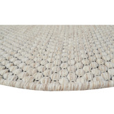 Boulevarde Rugs Beige Garry Hand-Woven Wool Round Rug
