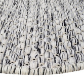 Boulevarde Rugs Garry Hand-Woven Wool Round Rug