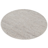 Boulevarde Rugs Beige Garry Hand-Woven Wool Round Rug