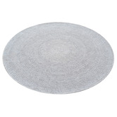 Boulevarde Rugs Moonstone Shiloh Braided Indoor/Outdoor Round Rug