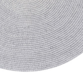 Boulevarde Rugs Moonstone Shiloh Braided Indoor/Outdoor Round Rug