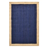 Boulevarde Rugs Navy Blue George Braided Jute Rug