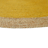 Boulevarde Rugs Gold George Braided Jute Round Rug