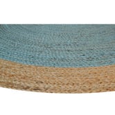 Boulevarde Rugs Teal Blue Spiral George Braided Round Rug