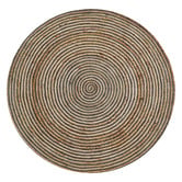 Boulevarde Rugs Henna Spiral Braided Jute Round Rug