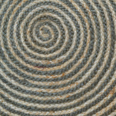 Boulevarde Rugs Henna Spiral Braided Jute Round Rug