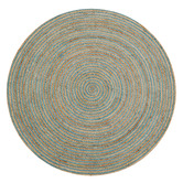 Boulevarde Rugs Spiral George Braided Jute Round Rug