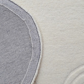 Boulevarde Rugs Vanilla Swirl Shaped Wool Rug