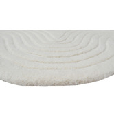 Boulevarde Rugs Vanilla Swirl Shaped Wool Rug