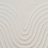 Boulevarde Rugs Vanilla Swirl Shaped Wool Rug