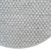 Boulevarde Rugs Silver Zilla Hand-Woven Wool Round Rug