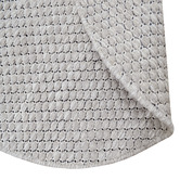 Boulevarde Rugs Silver Zilla Hand-Woven Wool Round Rug