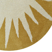Boulevarde Rugs Cream &amp; Mustard Vera Hand-Tufted Wool Round Rug