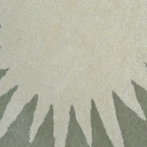 Boulevarde Rugs Cream &amp; Sea Green Vera Hand-Tufted Wool Round Rug